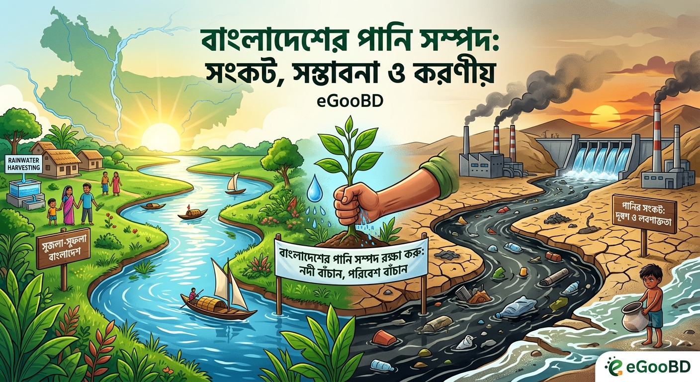 নদীমাতৃক বাংলাদেশে পানির নীরব হাহাকার: সংকট, সম্ভাবনা ও আমাদের করণীয়