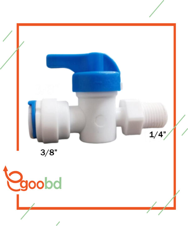 PVC Gate Valve 3/8"(10mm) Pipe